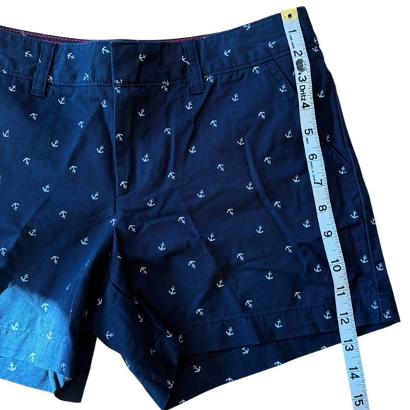 Tommy Hilfiger, Anchor Print Shorts, Size 2, Navy & White - Picture 11 of 12